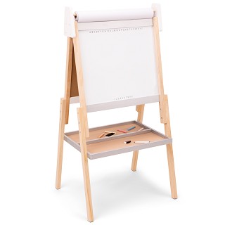 All-in-1 easel - white/grey